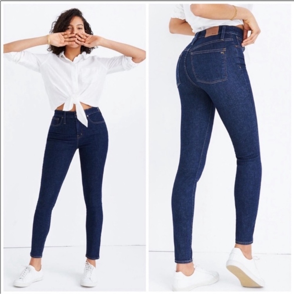Madewell Curvy High Rise Skinny Jeans‎ Dark Wash Size 26